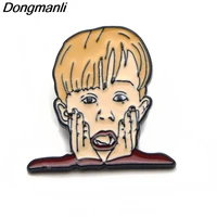 p3349 dongmanli home alone enamel pins and brooches for women men lapel pin backpack bags badge gifts for kids