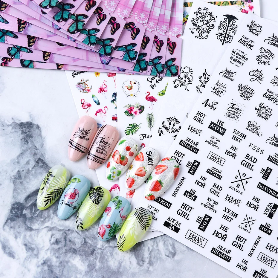 1 шт. наклейки для ногтей с надписью Россия|Стикеры и наклейки| |