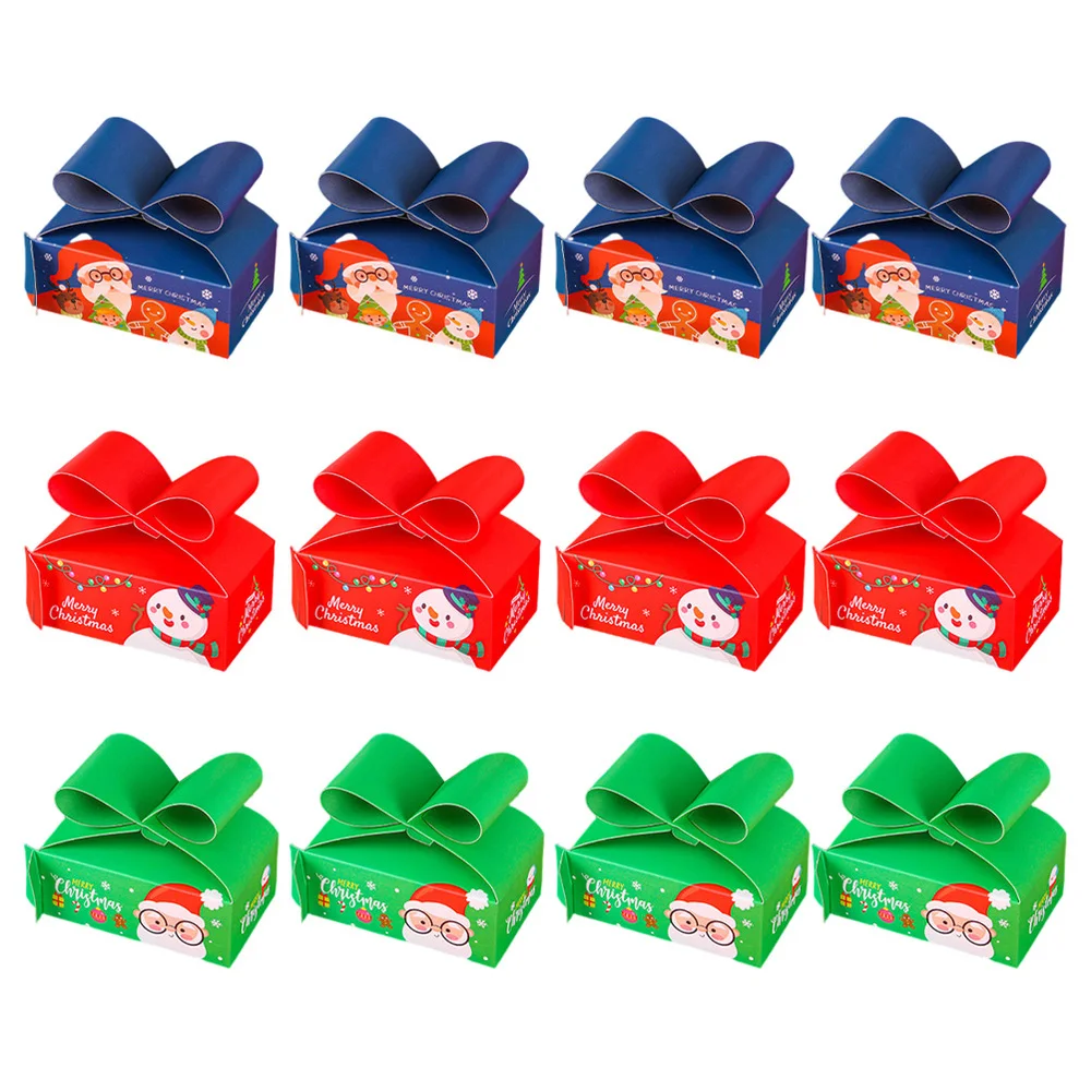 

12Pcs Exquisite Christmas Fruit Boxes Xmas Presents Boxes Chic Candy Gifts Boxes