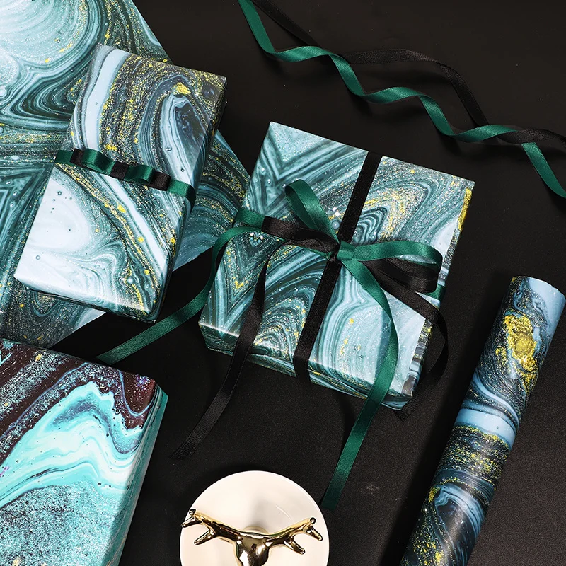 2 листа подарок Обёрточная бумага пинг Бумага Ins сказочной звездное небо Млечного