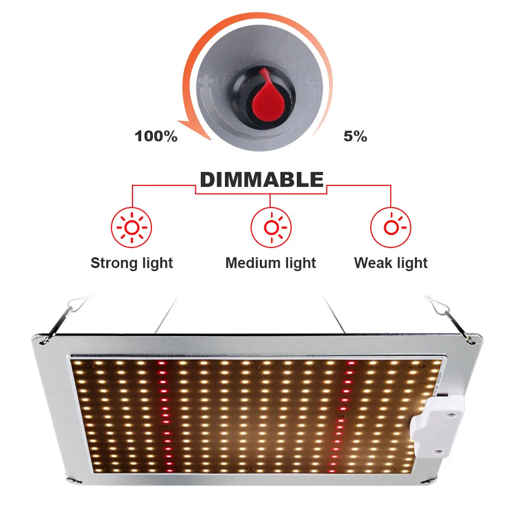 

600W LED Full Spectrum Sunlike Plant Grow Lamp For Hydroponic Seeding Veg Plant Grow Light LED Grow Light