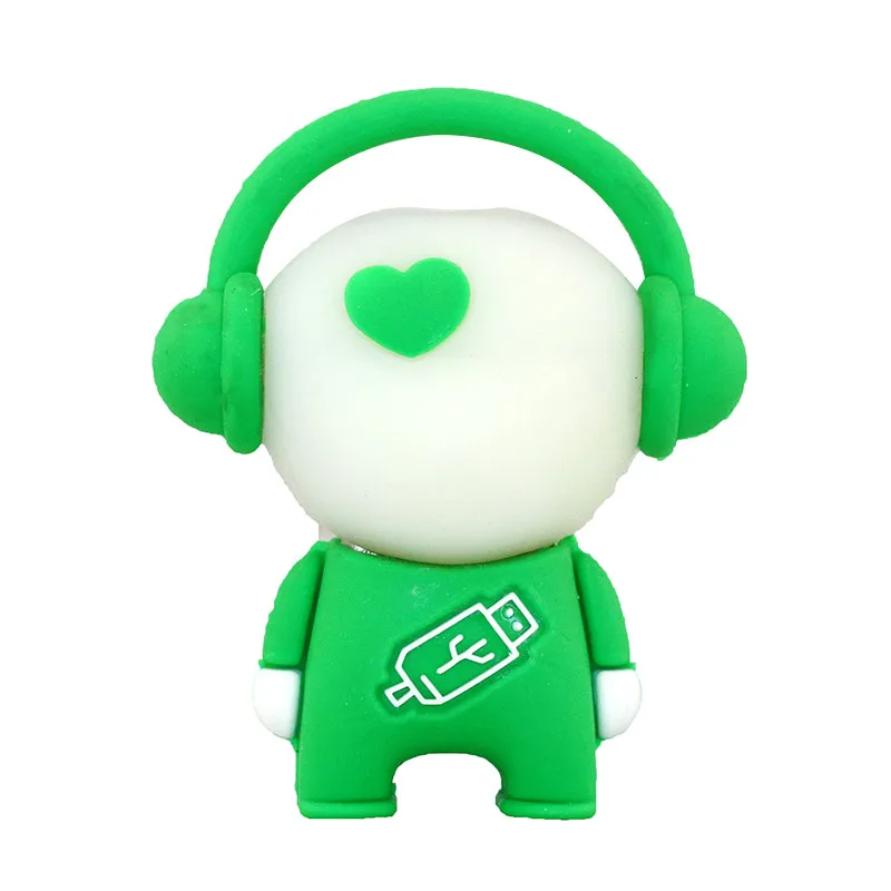 Милая мультяшная Флешка 64 Гб музыкальный Мужской USB флэш-накопитель 4 ГБ 8 16