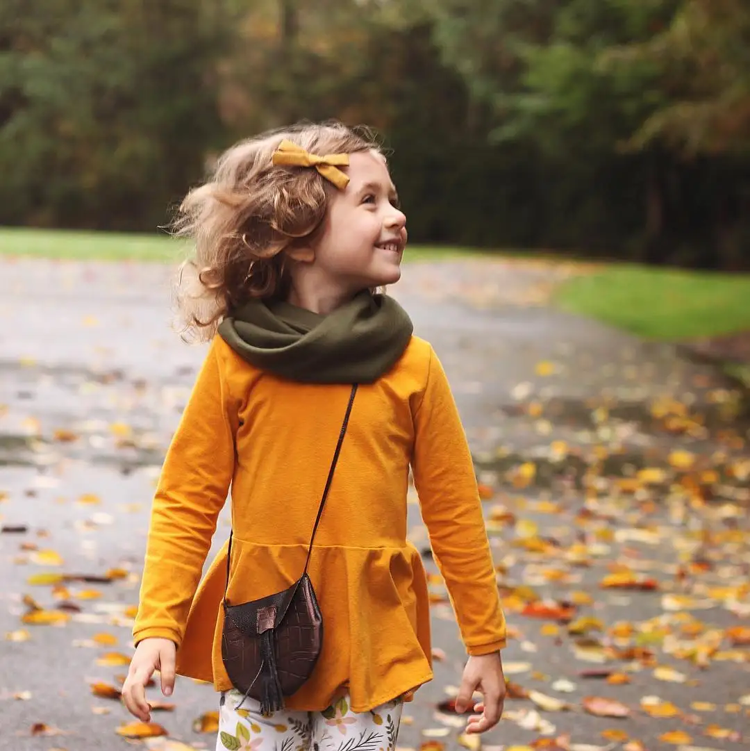 Одежда для маленьких девочек комплект из 2 предметов Однотонная рубашка с