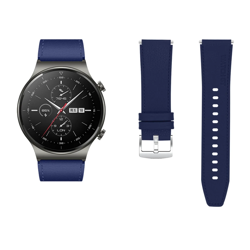 

For Huawei Watch GT 2 Pro Leather Strap band Watchbands for Huawei GT2 Pro Wristband Bracelet Replaceable accessories