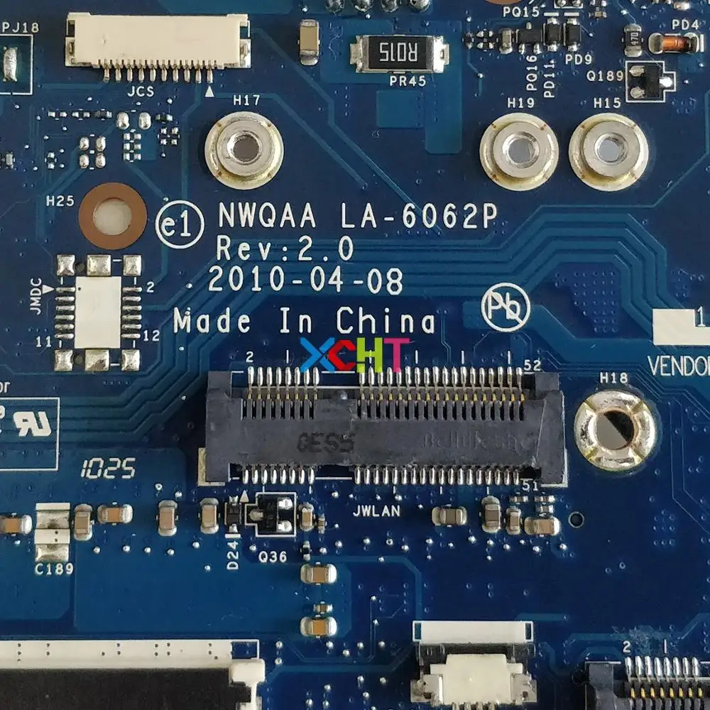 Материнская плата для ноутбука Toshiba Satellite A660 A665 K000104390 NWQAA LA-6062P Rev 2 0 GT330M системная