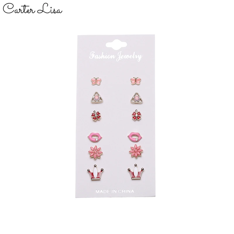 CARTER LISA 6 пар/компл. хит продаж 2019 простые темпераментные летние Разноцветные