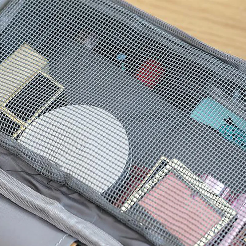Travel Toiletry Storage Bag Dry Wet Separation Organizer with 3 Zipper Compartments Pockets Makeup Cosmetics Bags |