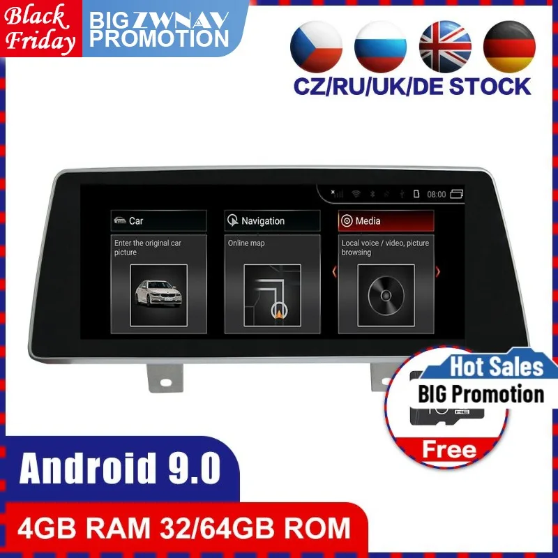 Android 9 0 Автомобильный мультимедийный стерео плеер GPS радио для BMW 3er/3er GT F30 F80 M3 F31 F34