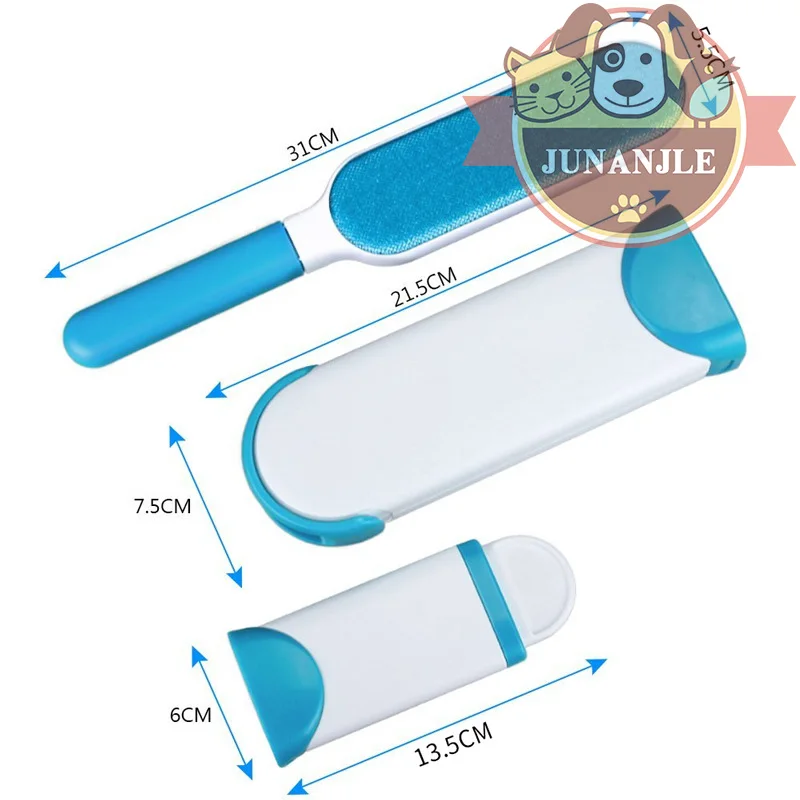 

Reusable Pet Double Side Hair Adhesive Brush Sofa Coat Hair Ball Clothes Double Side De Electrostatic Hair Brush