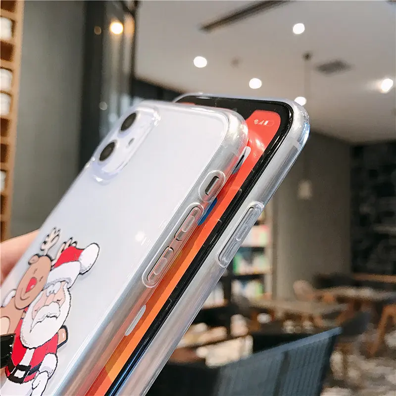 Для iPhone 11 Pro Max чехол Kawaii панда Единорог силиконовый для X XR XS 6 6S 7 8 Plus 5S SE Рождество |