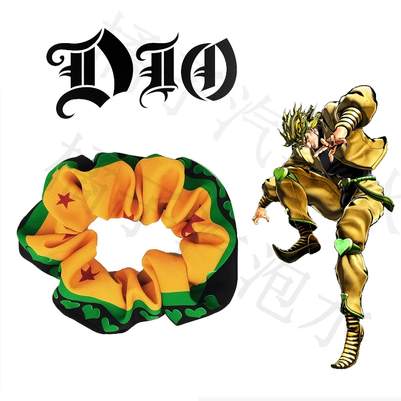 

Anime JoJo's Bizarre Adventure Bruno Bucciarati Rohan Kishibe Cosplay Hair Accessories Cute Hair ring Double Ponytail Headwear