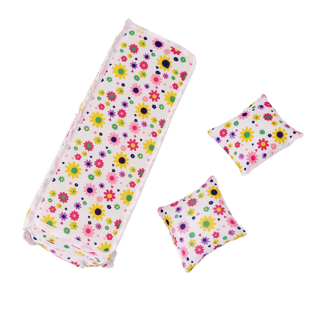 Детский маленький цветочный диван тканевые подушки с цветочным принтом для