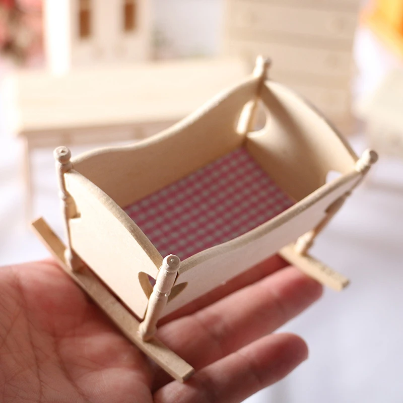 Dollhouse Wooden Miniature Furniture Table Chair Model Toys For Children 1:12 Doll House Accessories New |