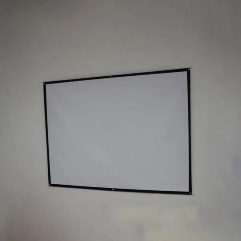 Складной 16:9 проектор 84-дюймовый БЕЛЫЙ Проекционный экран для HD домашнего