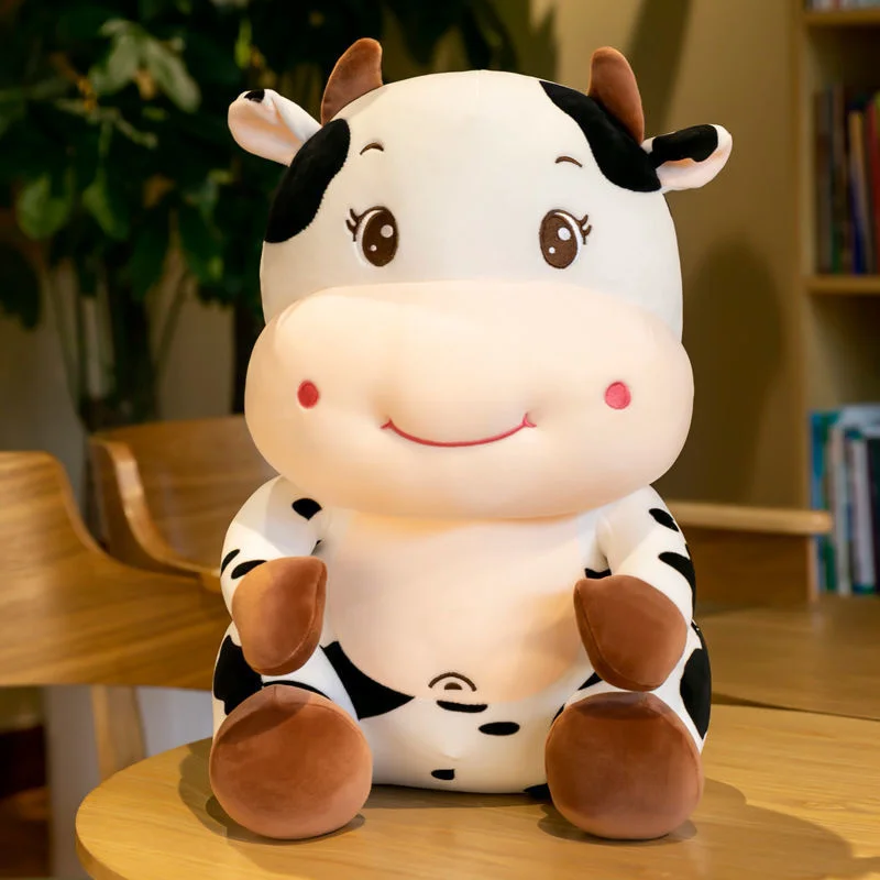 Плюшевая игрушка корова кукла для сна в кровати искусственная Прекрасный