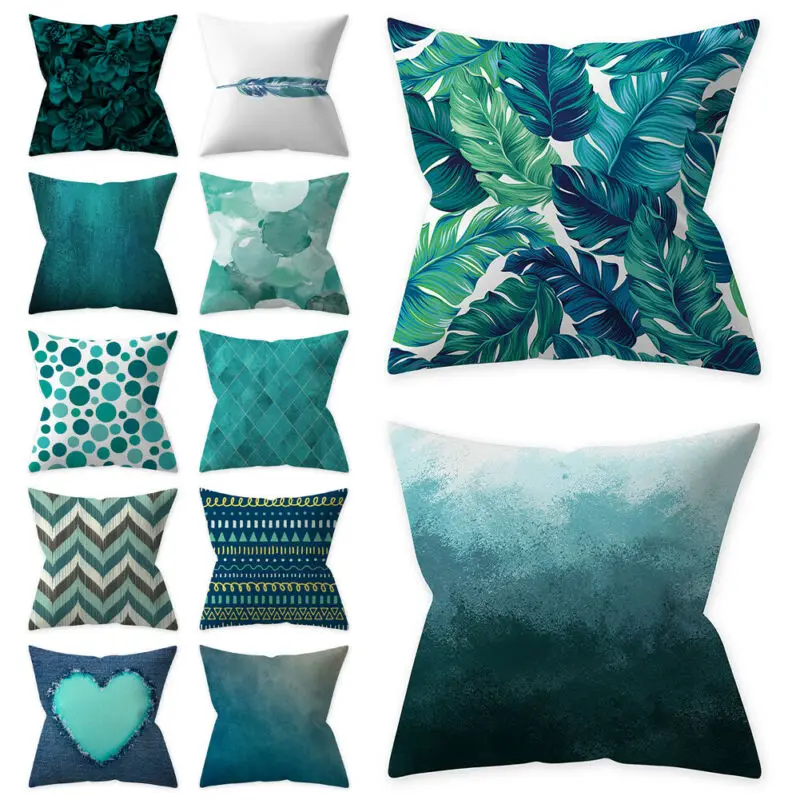 2019 с цветочным принтом из хлопка и льна пледы поясная подушка чехол Чехол для