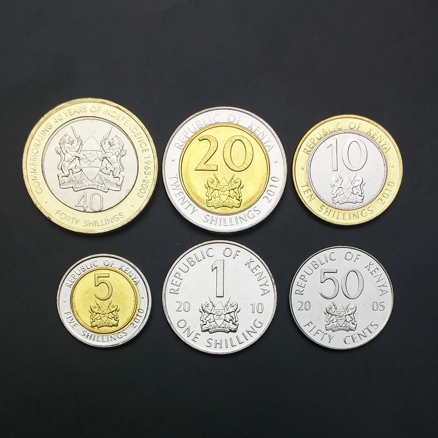 

Кения набор 6 штук монеты новые оригинальные монеты Unc 100% настоящие африканские монеты
