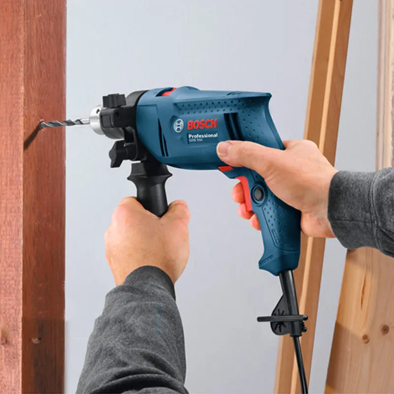 Bosch GSB550 высокое качество электрическая дрель Бытовая Ударная