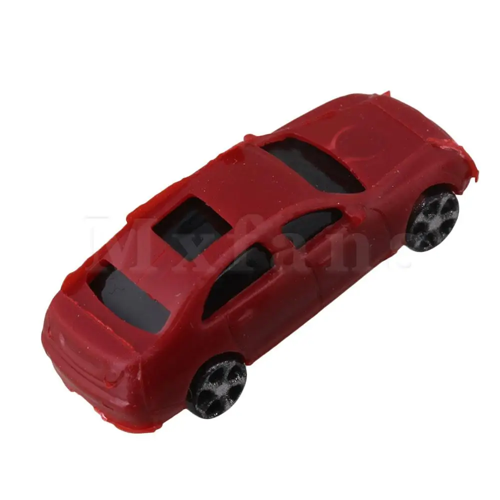 Mxfans 100x пластиковая компоновка здания 1: 200 масштаб модели автомобилей фиксация