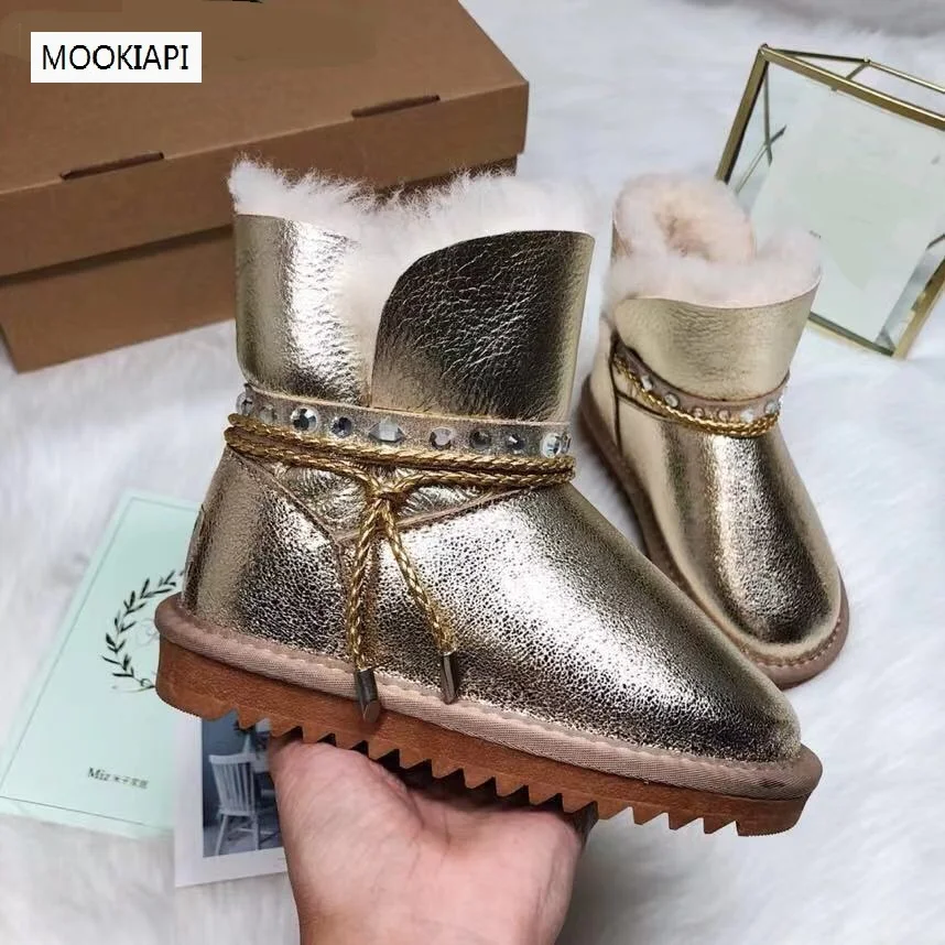 В 2019 году австралийские высококачественные детские зимние ботинки настоящая