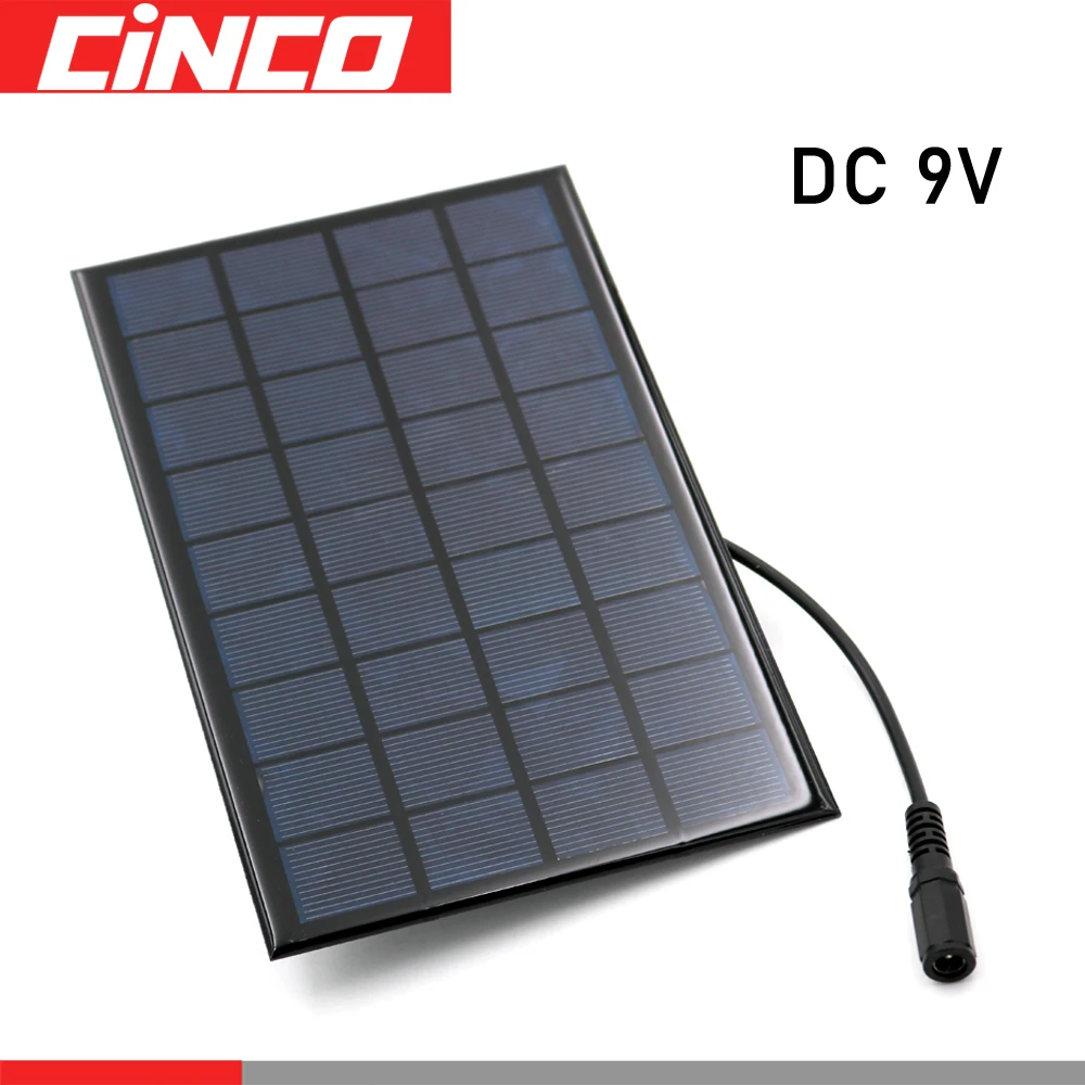 Панель солнечных батарей 10 Вт/5 Вт/3 Вт/2 Вт 9 В прозрачный моноэлементный модуль 7 4 6