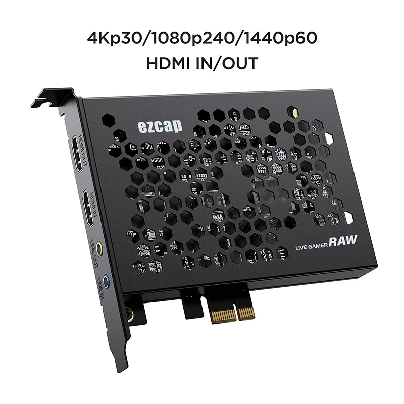 Pci-e Карта видеозахвата 4k HD видео захвата 1080p 60pfs запись игрового конференции