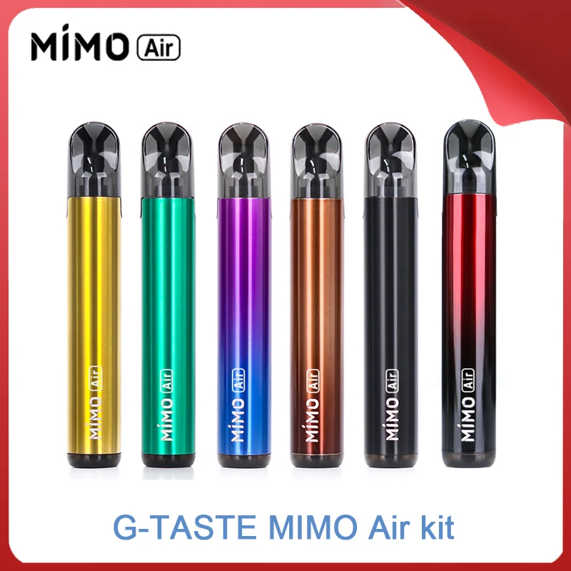 Новый оригинальный G taste MIMO Air Pod комплект электронной сигареты Vape с аккумулятором