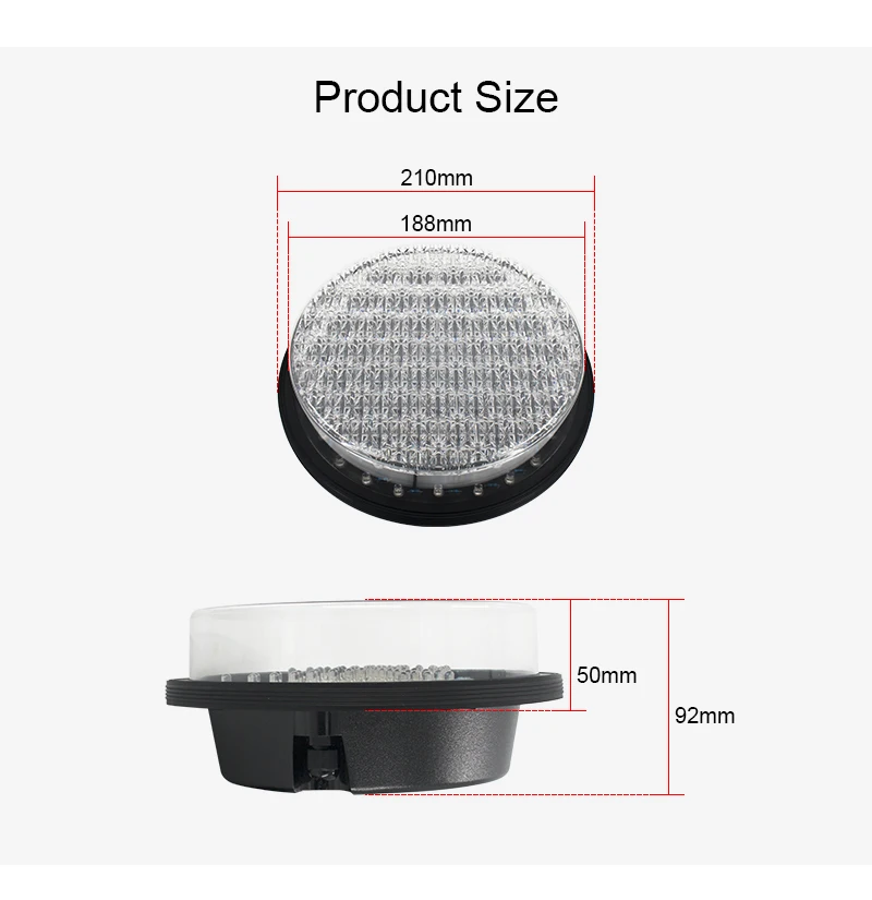 IP65 200 мм 8-дюймовые светодиодные светофорные модули Cobweb Lens | Безопасность и защита