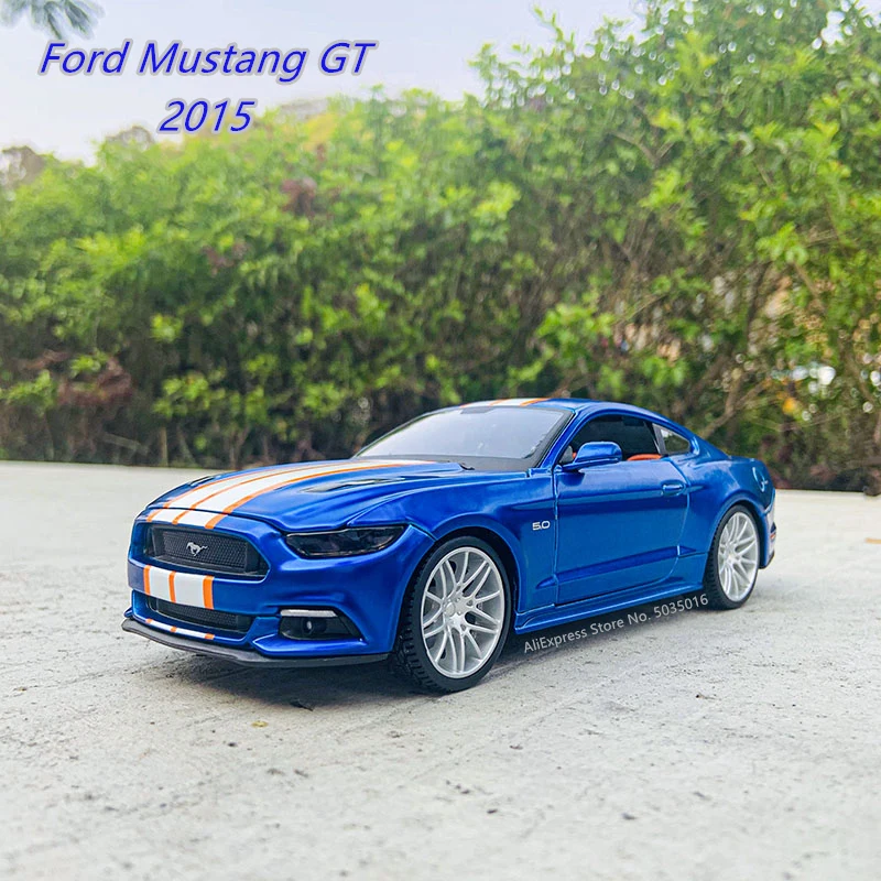 Модель автомобиля Maisto 1:24 Ford Mustang-GT из сплава, декоративная коллекция, игрушечные инструменты в подарок от AliExpress RU&CIS NEW