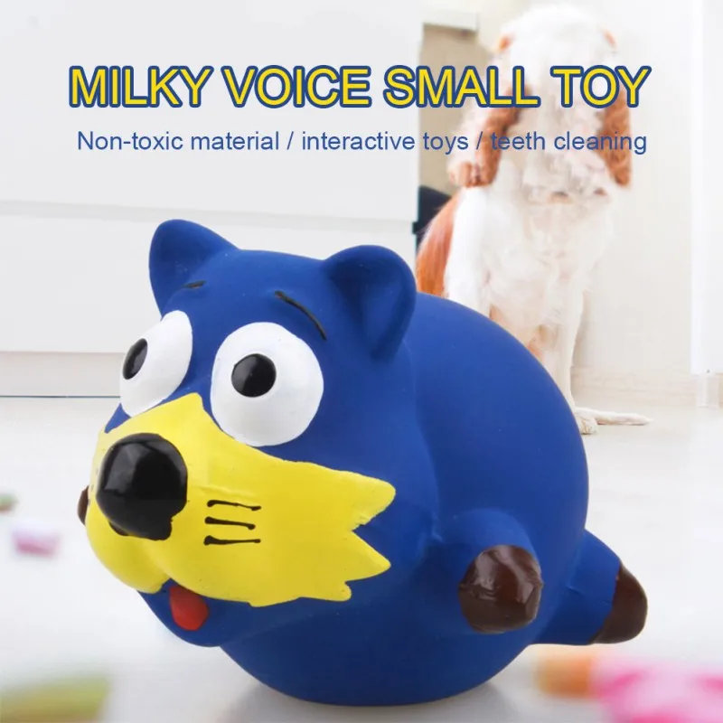 

1PCS Pet Dog Toy Cute Rubber Sound Mouses Grunting Squeak Latex Pet Chew Toys Dog Squeaker Chew Training Bite Resistant Products