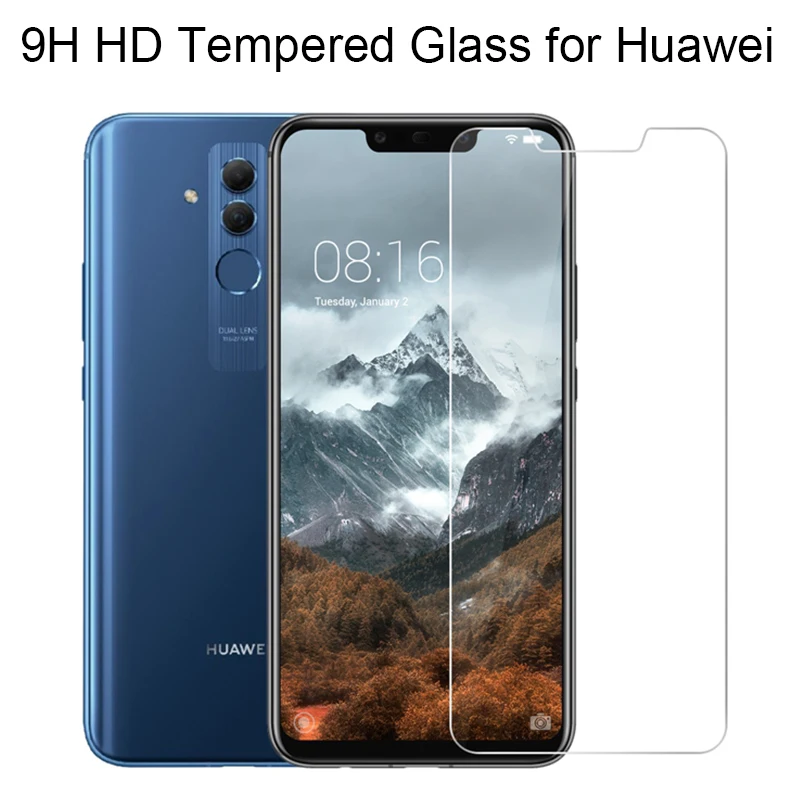 

9H Tempered Glass for Huawei Mate 20 Lite Phone Screen Protector P Smart Plus 2019 Front Film for Huawei Mate 10 Lite 7 8 9 Pro