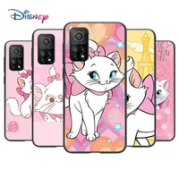 cartoon pink marie cat silicone cover for xiaomi mi note 11i 11 10t 10 9 9t se 8 lite pro ultra 5g phone case shell