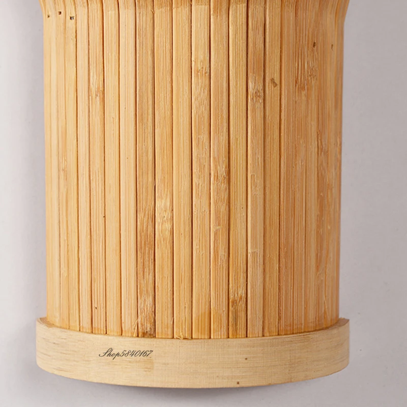 Новый современный бамбуковый настенный светильник креативное бамбуковое бра
