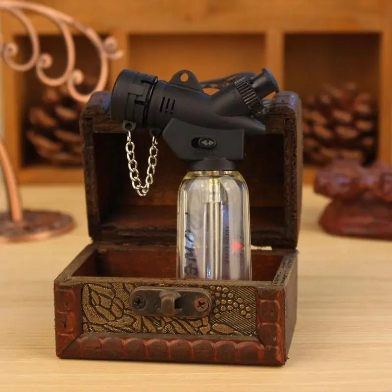 1 шт. ветрозащитная нержавеющая сталь бутан Jet 1300-C паяльная лампа-турбо жидкость для зажигалки пистолет-зажигалка кухня для выпечки и bbq зажигалки без газа