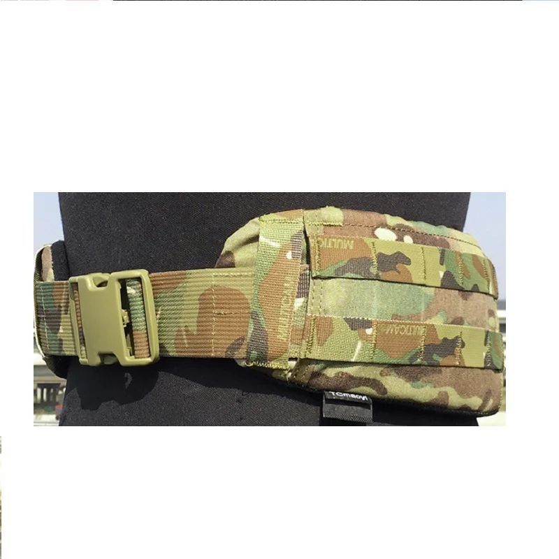 TC0099-MC Multifunctional Modeling Belt Waist Protection Outdoor Sports Tactical Waist Seal Multicam Fabric
