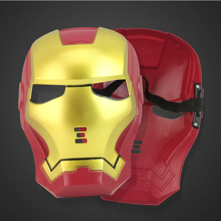 2019 New Cool Cosplay Anime Iron Man Mask Halloween Party Full-face SpiderMan Make Up Toy for Kids | Тематическая одежда и