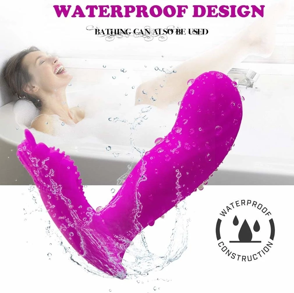 10 режимов вибрации Вибраторы бабочки точки G водонепроницаемый бесшумный дизайн