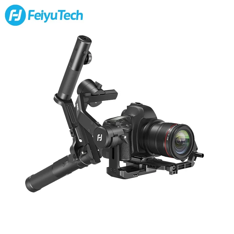 

FeiyuTech AK4500 3-Axis Handheld Gimbal Stabilizer for DSLR Camera Sony/Panasonic/Canon with Remote Pole Tripod Follow Fcous