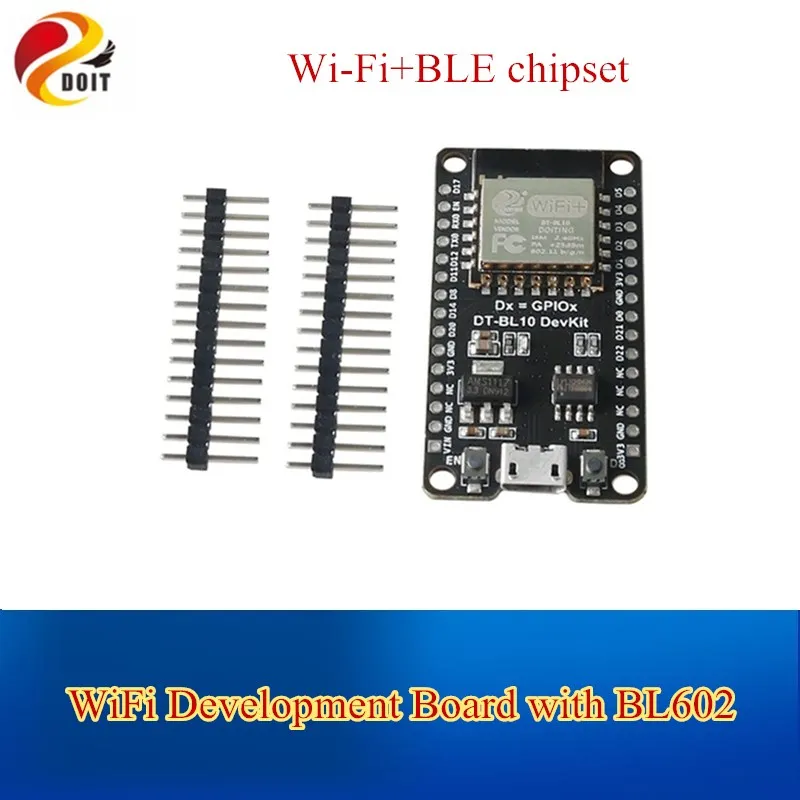 

5pcs/lot DT-BL10 WiFi Development Board using BL602 IoT SDK RISC-V WiFi & Bluetooth 5.0 BLE SoC 2 in 1 Bluetooth and WiFi