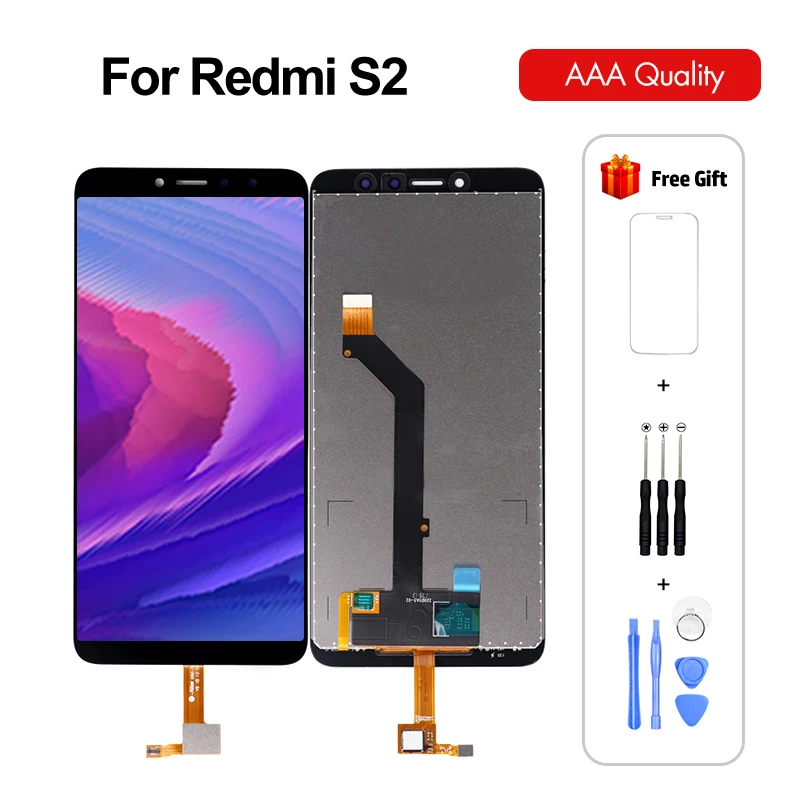 ЖК дисплей для Xiaomi Redmi S2 сенсорный дигитайзер в сборе xiaomi s2 с инструментом|Экраны