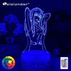 Новейшая японская аниме 3d лампа красота акриловая фигурка ночной Светильник Дети Девочка Спальня Декор Светильник манга подарки светильник s