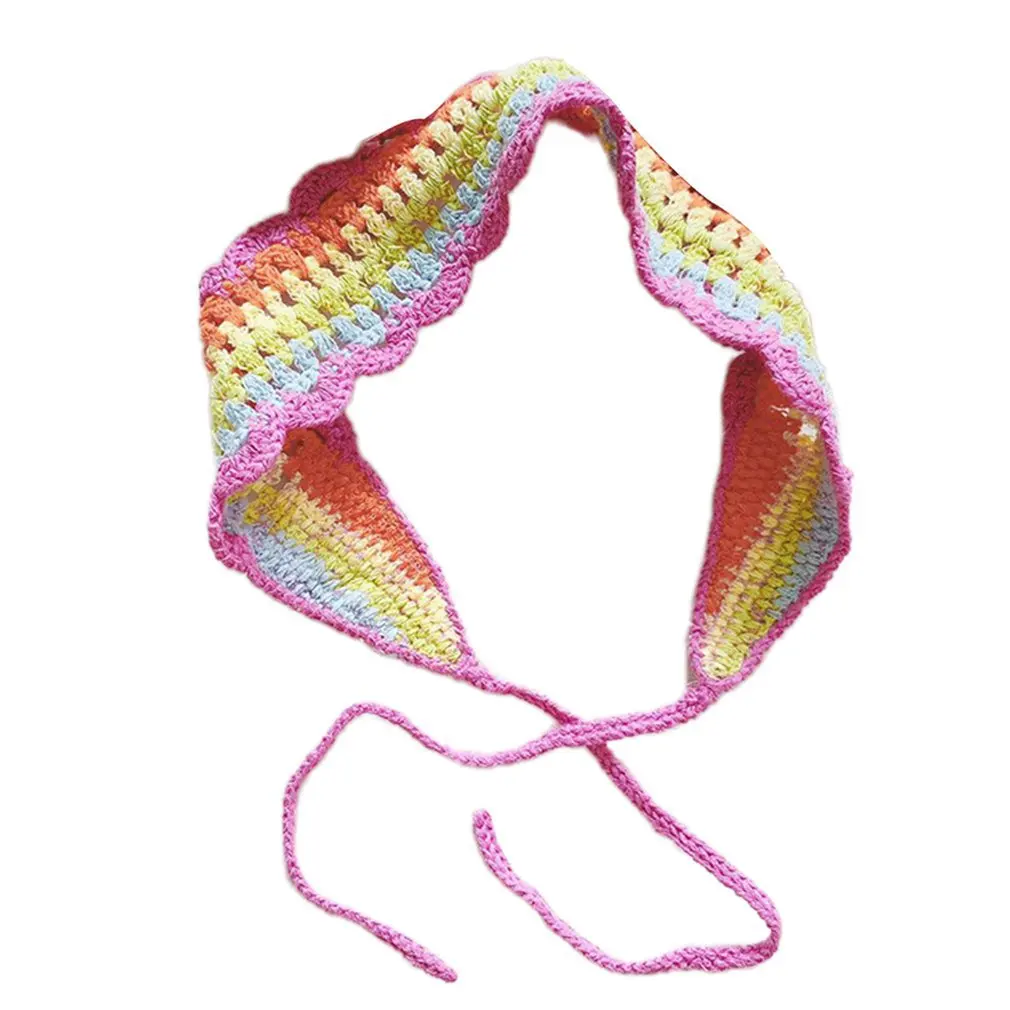 

Knitted Wool Headband Handmade Hollow Headband Cute Wild Headband Sports Hair Hoop Korean Women Hair Accessories