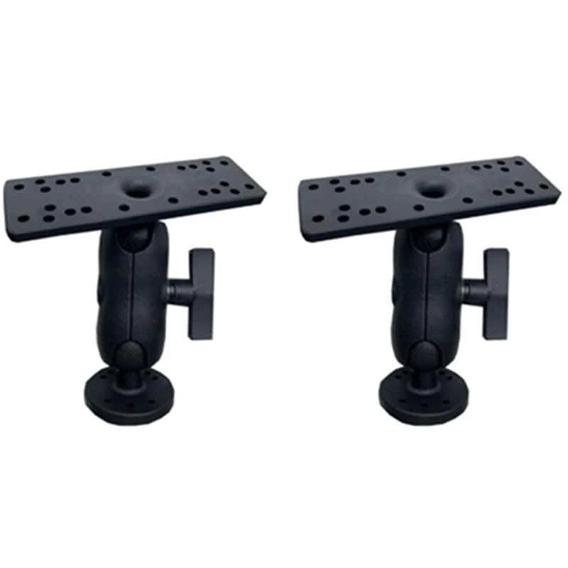 

2Pcs 360 Degree Rotating Universal Marine Fish Finder Installation Fish Finder GPS Board Rotating Boat GPSMAP Bracket