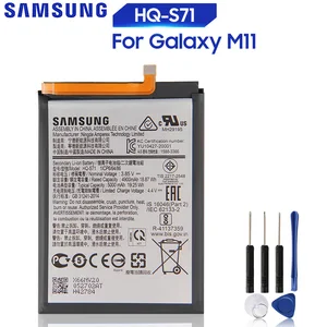 Оригинальный сменный аккумулятор Samsung HQ-S71 для Samsung Galaxy M11, оригинальный аккумулятор 5000 мАч
