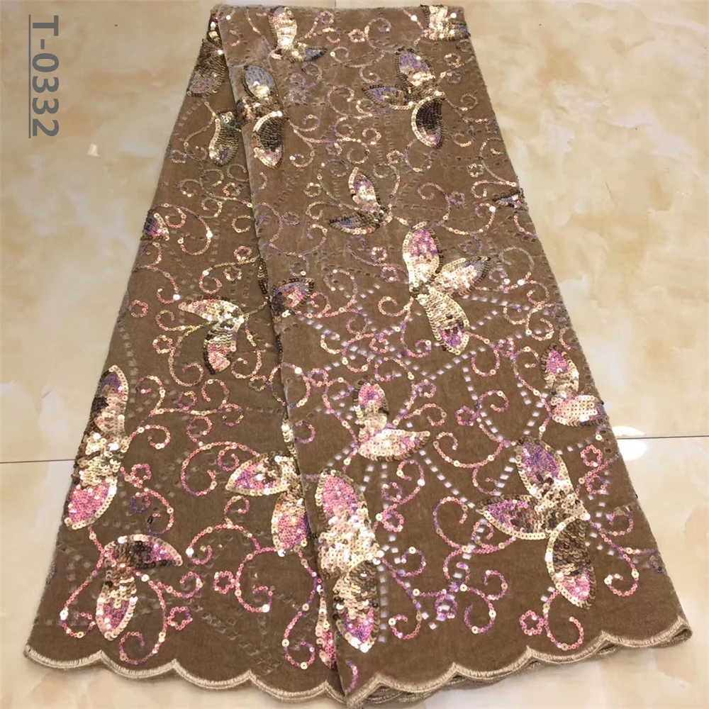 Высокое качество темно-зеленые нигерийские кружева сеточка ткани 2020 африканская