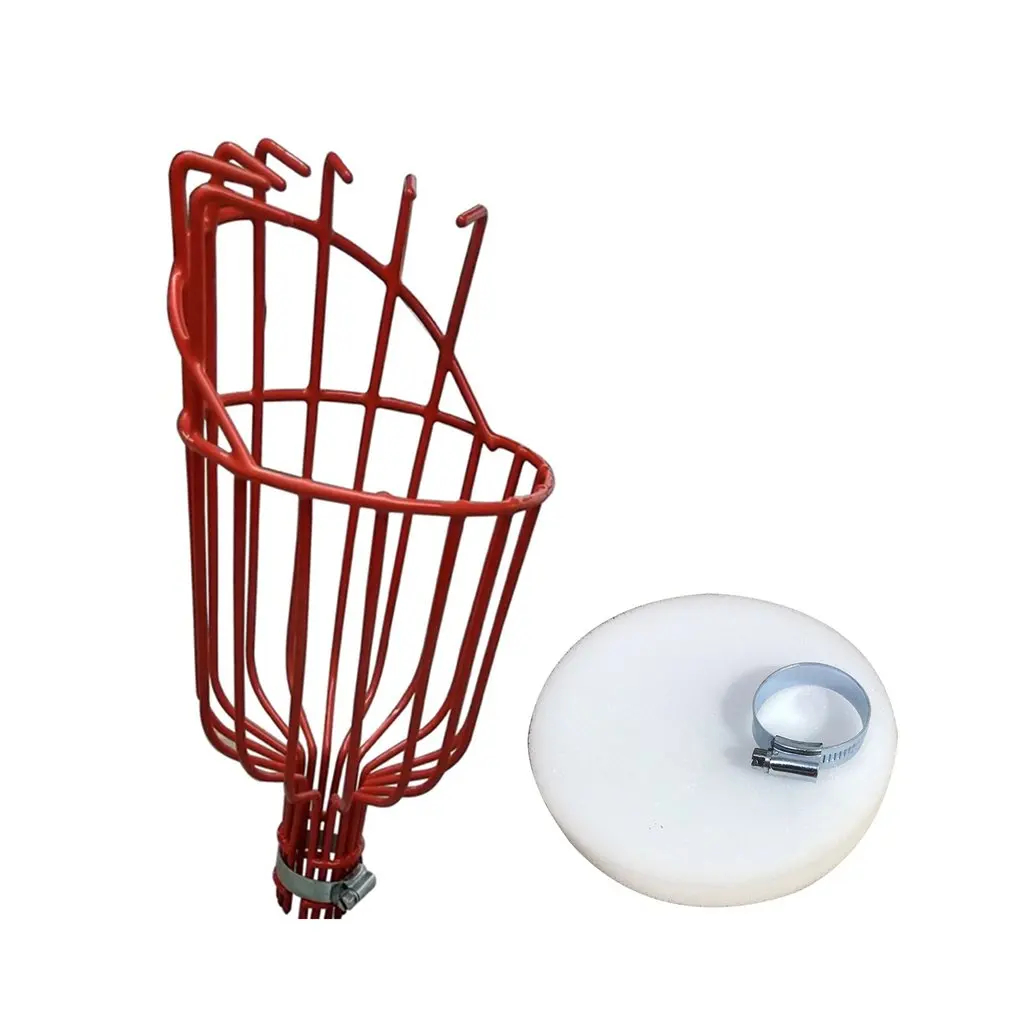 

High-Altitude Aluminum Deep Basket Fruit Picker Convenient Horticultural Fruit Picker Gardening Peach Garden Picking Tools