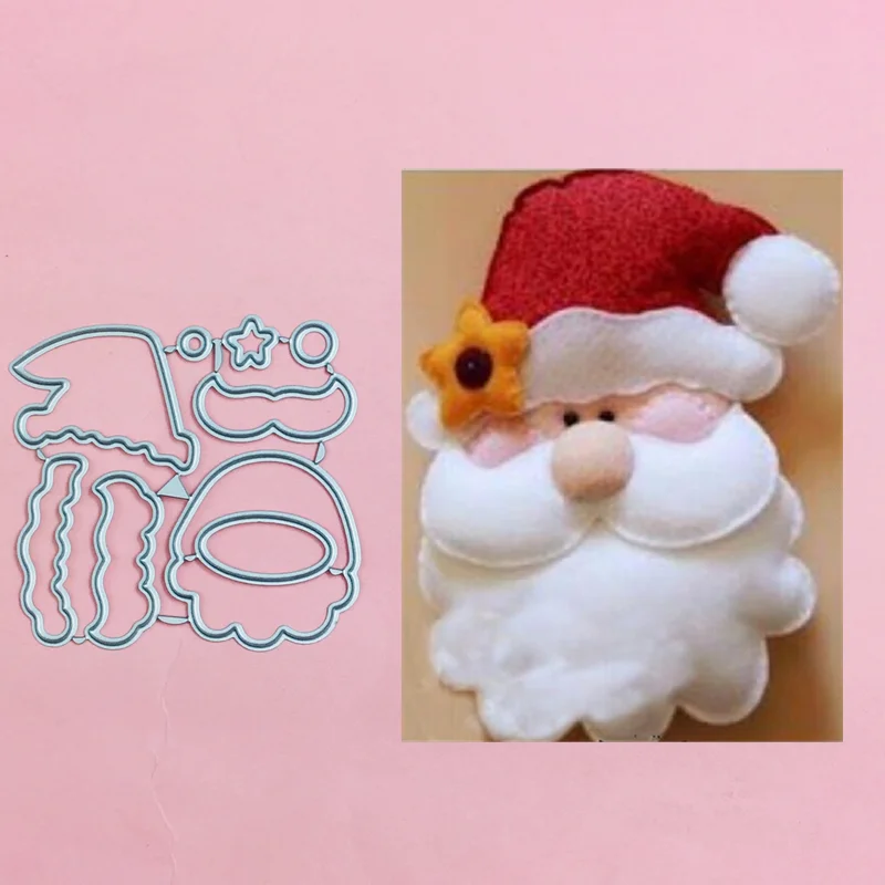 Санта Клаус головной убор металла лазерная резка умирает Трафареты для штамп