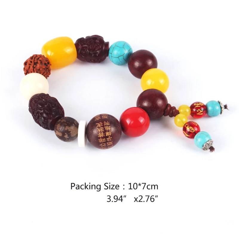 

Wood Buddha beads Buddha Bracelets Car Interior Rearview Mirror Hanging Pendant Gear Shift Wood Buddha beads Decor Ornament