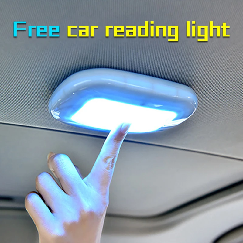 CARCTR автомобильная лампа для чтения светодиодная интерьерная USB перезаряжаемая