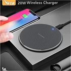 Беспроводное быстрое зарядное устройство VKGB 20 Вт для Samsung Galaxy S10 S9 S8 Note 9 USB Qi зарядная площадка для iPhone 11 Pro XS Max XR X 13 Plus 12
